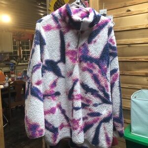 Lane Bryant Colorful Fleece Pullover